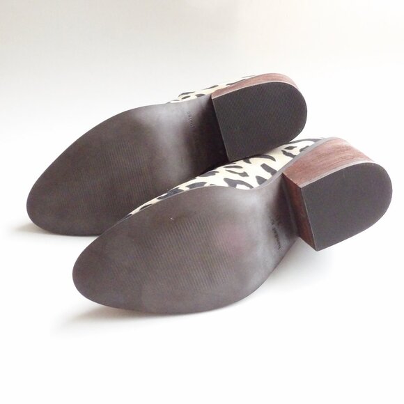 Band of Gypsies TUSK Cut Out D'Orsay Style Ankle Booties Leopard Print NIB Sz 10 - Picture 9 of 11